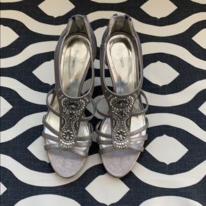 Style&Co silver heels.